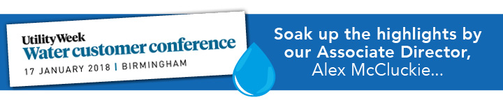 Reflections, projections and watery proclamations: A review of the 2018 Utility Week Water Customer conference
